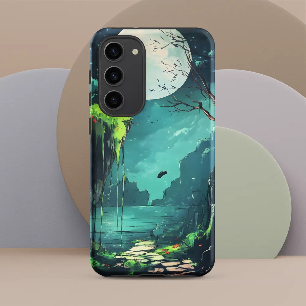 Moonlit Serenity: A Fantastical Landscape