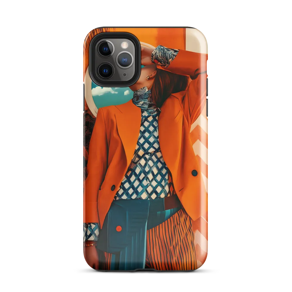 Vibrant Interplay: A Fusion of Fashion and Nature | Phone Case |  11 Pro Max | Tough Case | Glossy