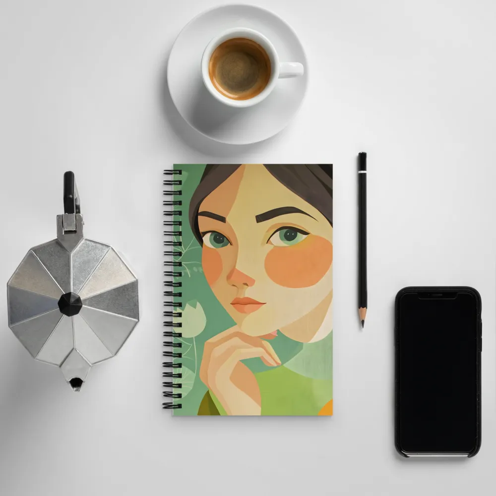 Contemplative Beauty | Spiral Notebook