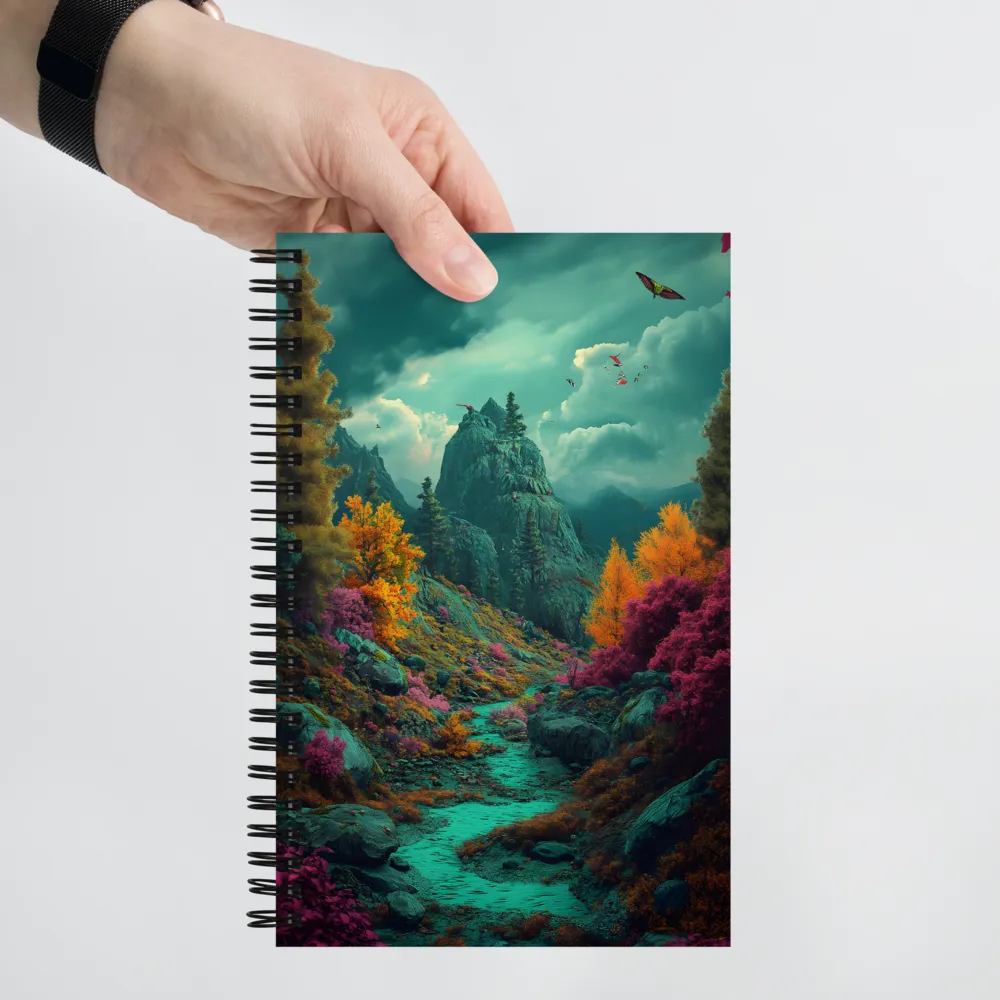 Ethereal Landscapes: A Journey Through Color | Spiral Notebook