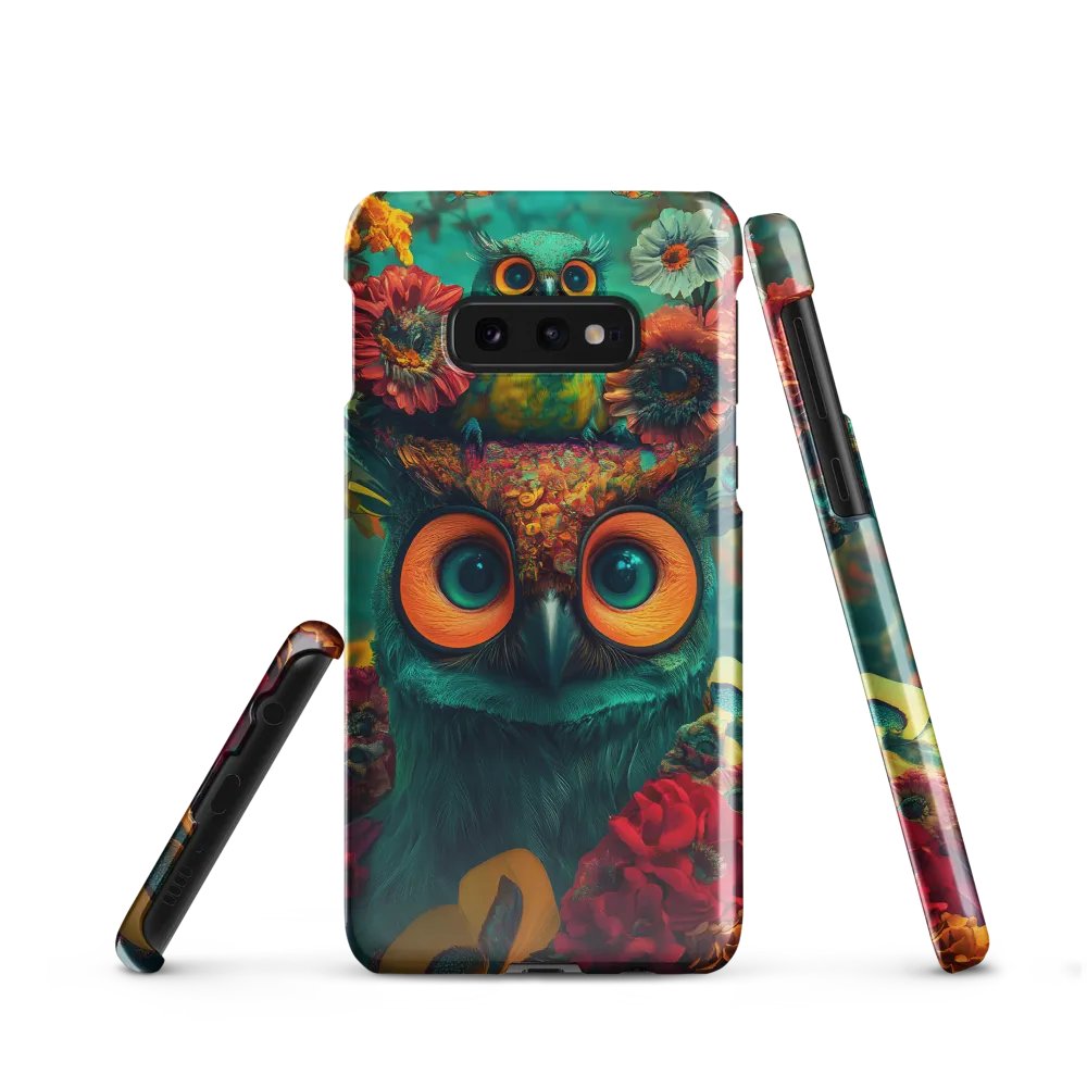 Majestic Harmony: The Floral Owl