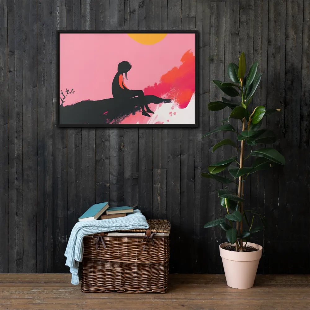 Whispers of the Sun | Canvas with Black Frame | 24″×36″