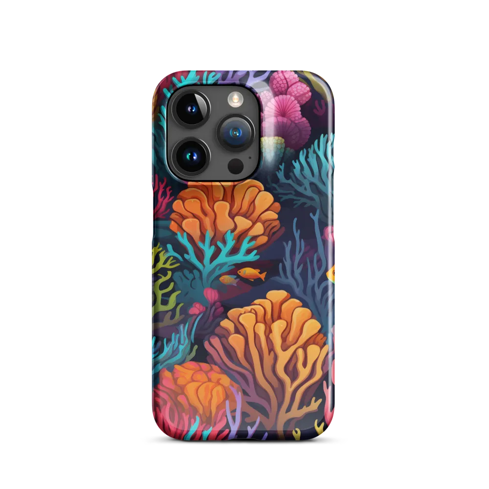Underwater Harmony: A Coral Reef Wonderland | Phone Case |  15 Pro | Snap Case | Glossy