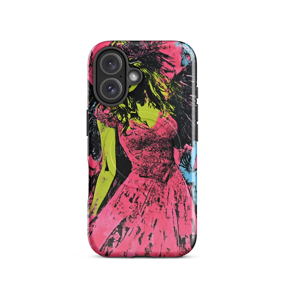 Mystical Angel in Neon Dreams