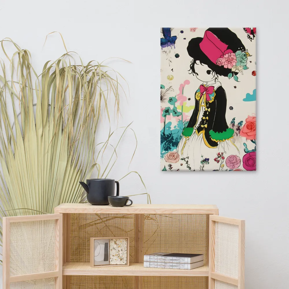 Whimsical Garden Reverie | Canvas | 24″×36″