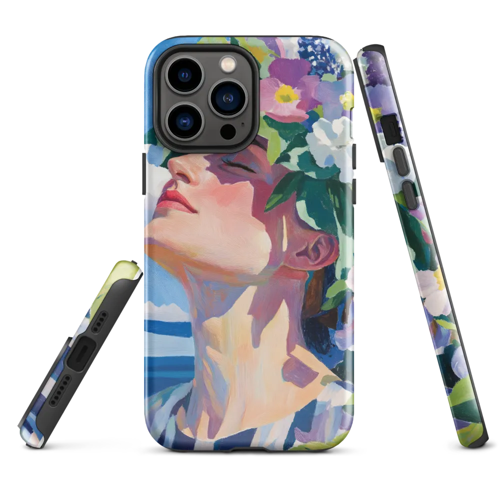 Blossom of Serenity | Phone Case |  13 Pro Max | Tough Case | Glossy