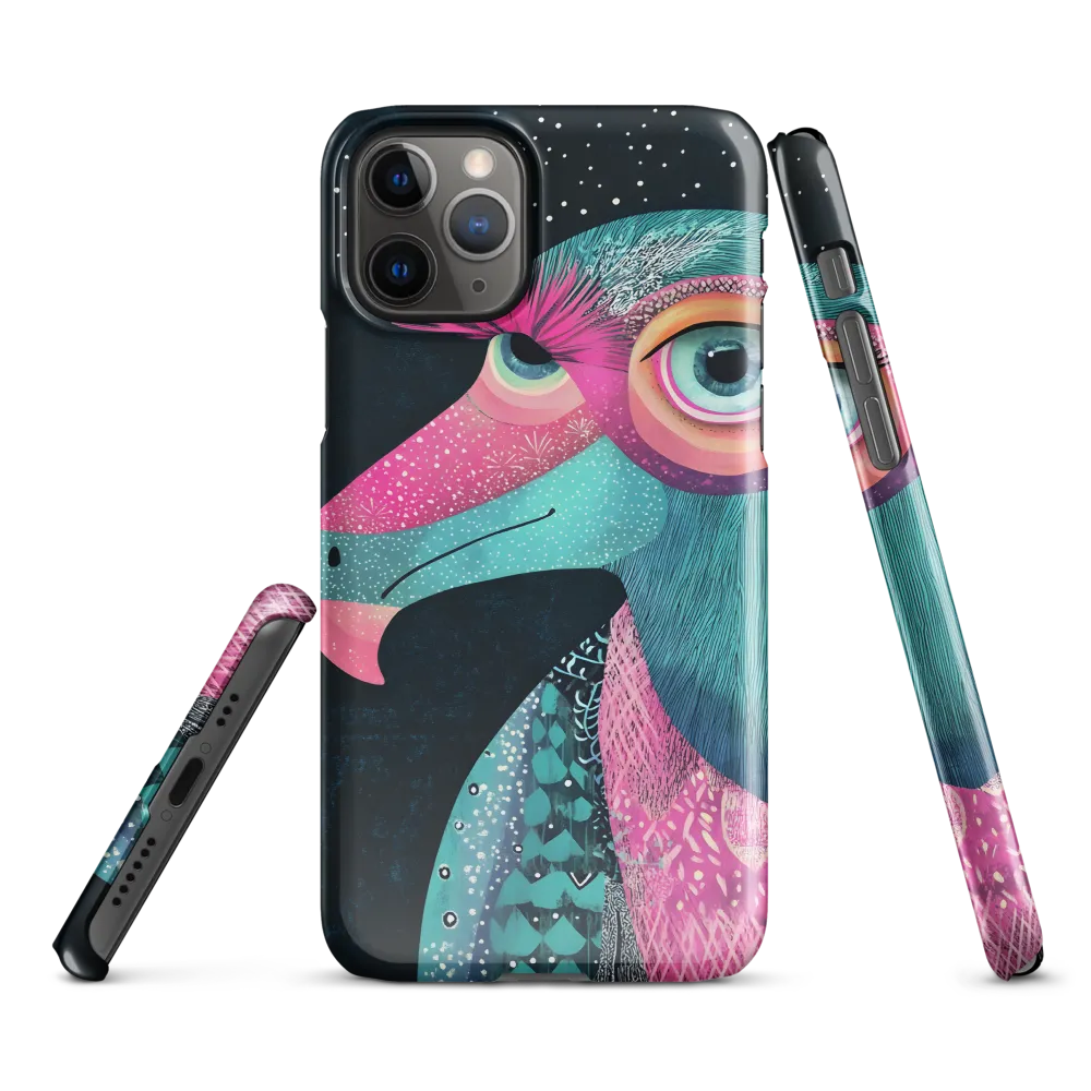 Whimsical Vulture: A Dance of Colors