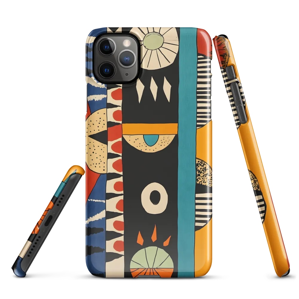 Playful Geometry: A Modern Abstract Exploration | Phone Case |  11 Pro Max | Snap Case | Glossy