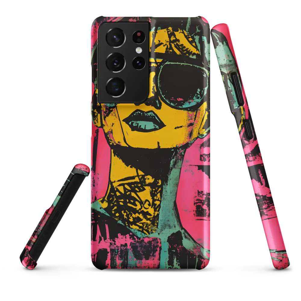 Confident Portrait in Neon Colors