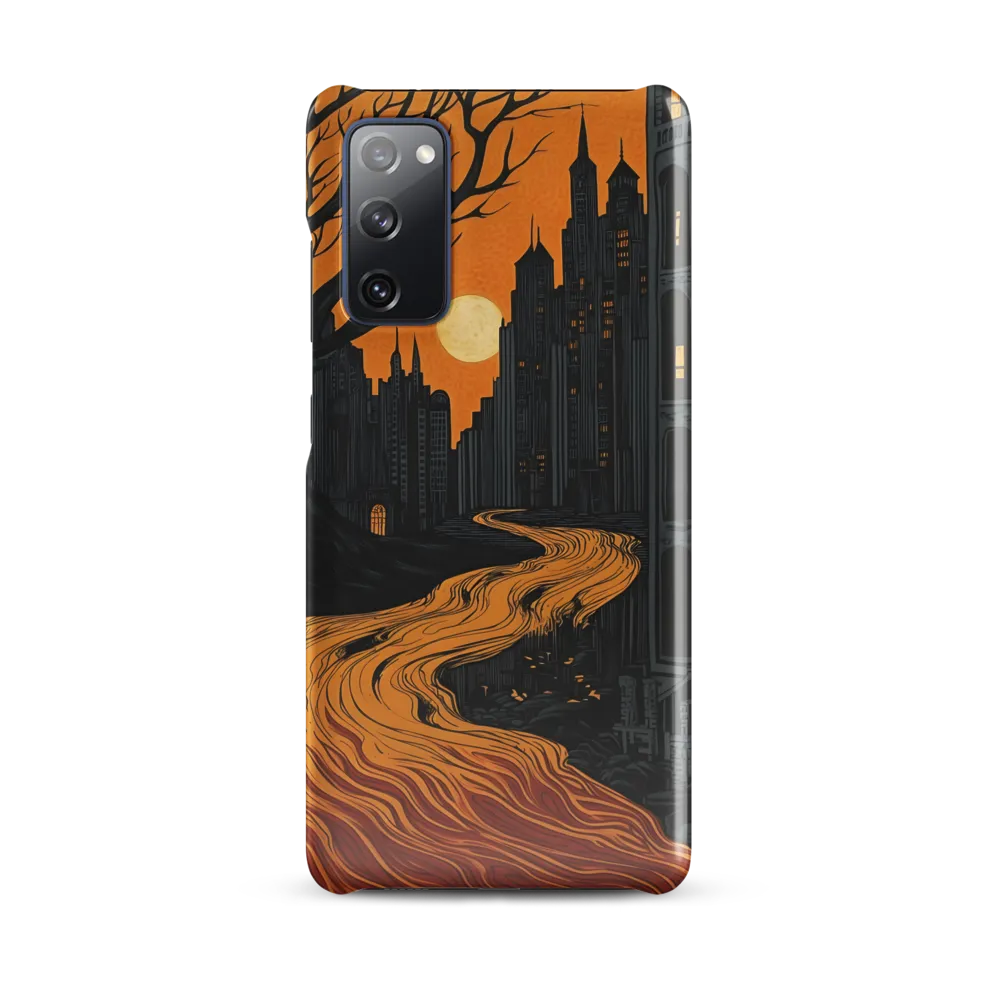 Eerie Cityscape: A Haunting Reflection