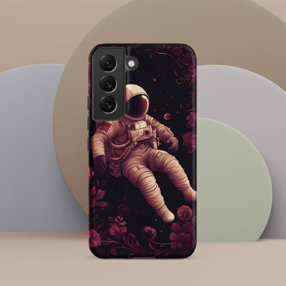 Cosmic Bloom: An Astronaut's Journey