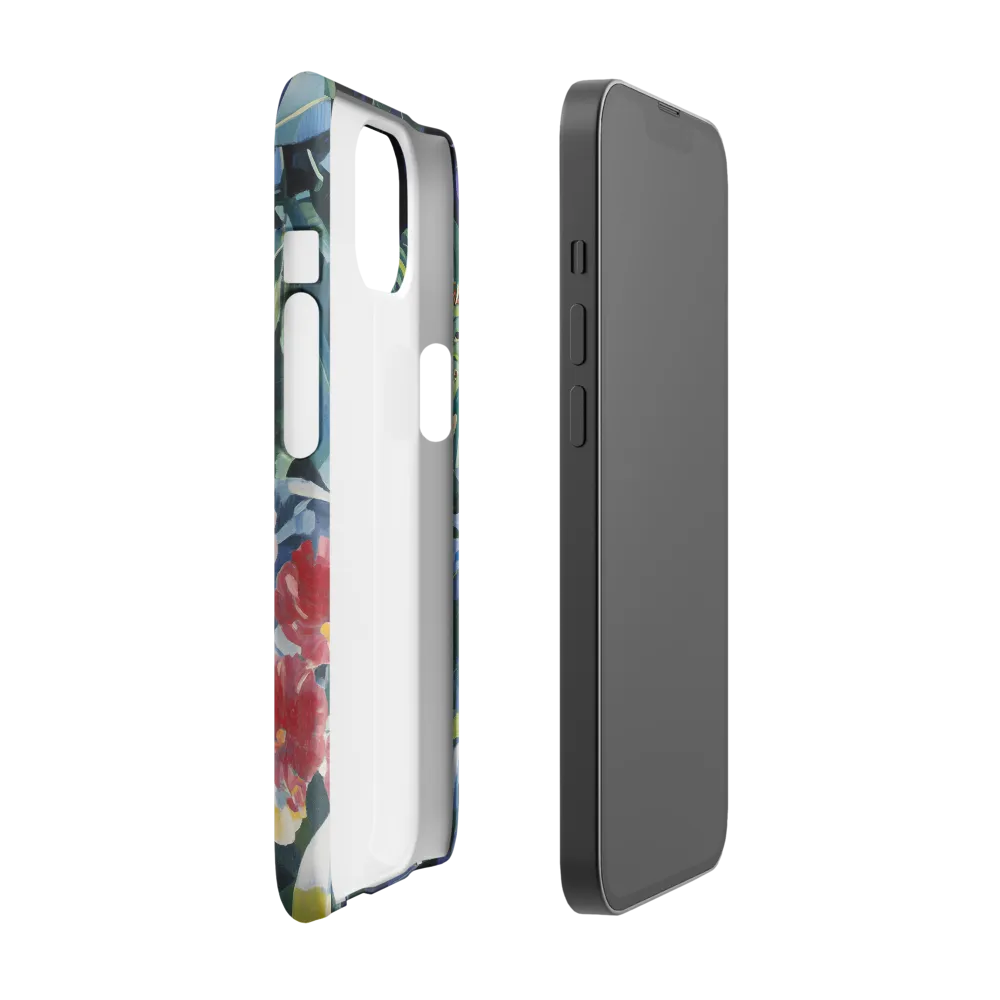 Hidden Majesty: The Jaguar Amongst Tropical Splendor | Phone Case |  13 | Snap Case | Matte