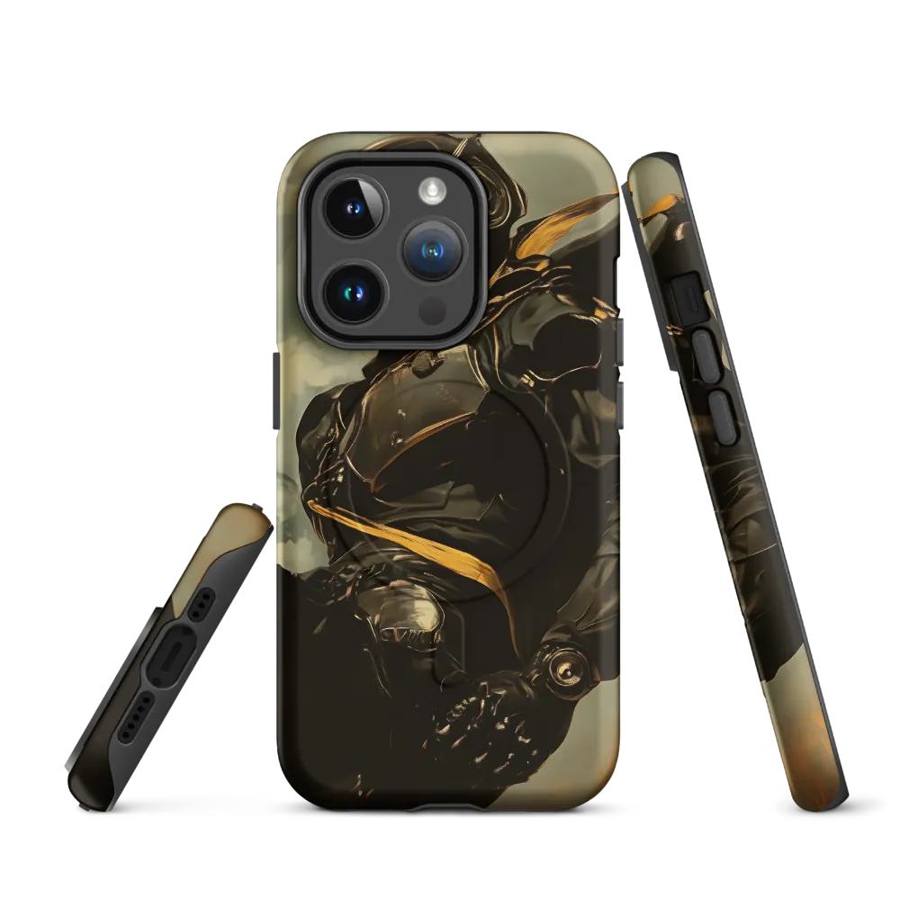 Ethereal Explorer: The Enigmatic Astronaut | Phone Case |  14 Pro | MagSafe® Tough Case | Matte