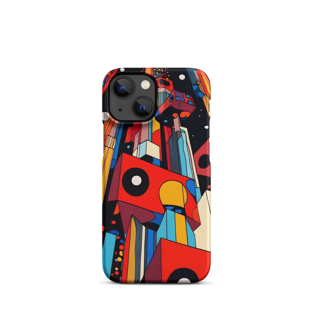 Urban Symmetry: A Dance of Geometry | Phone Case |  13 Mini | Snap Case | Matte