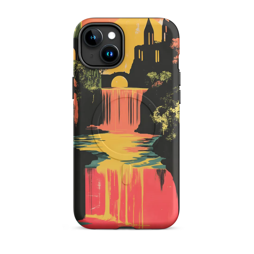 Elysian Echoes: A Surreal Reflections | Phone Case |  15 Plus | MagSafe® Tough Case | Matte