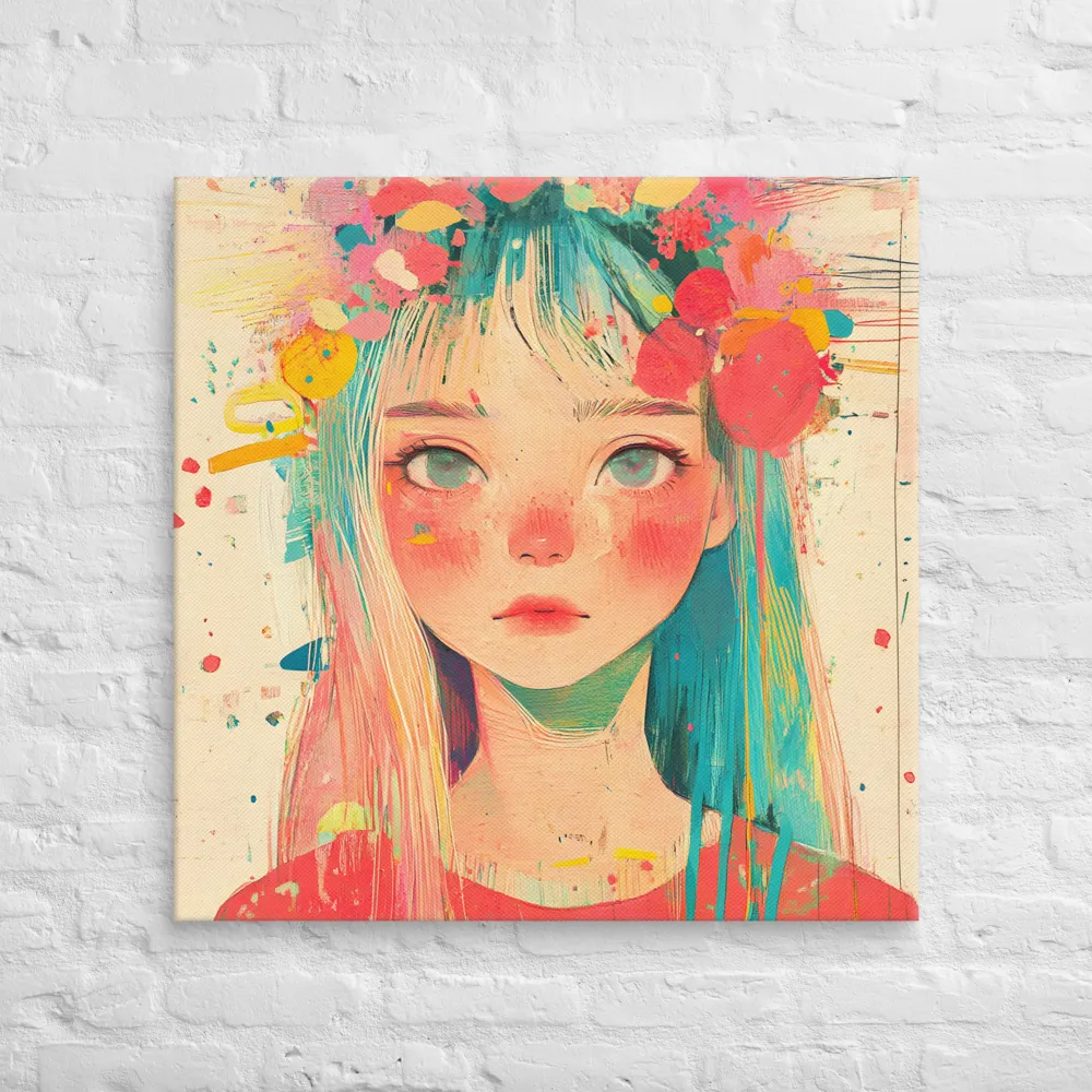 Whimsical Blossom | Canvas | 32″×32″