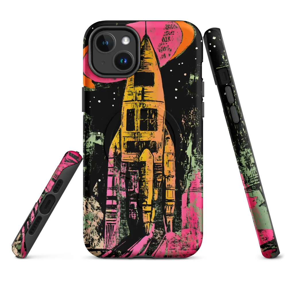 Cosmic Voyage: A Surreal Rocket Adventure