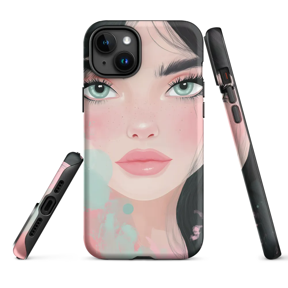 Dreamy Serenity: Portrait of a Young Woman