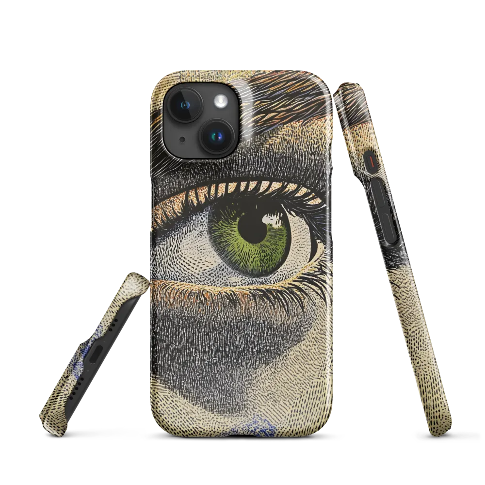 Intrigue in Green | Phone Case |  15 | Snap Case | Glossy