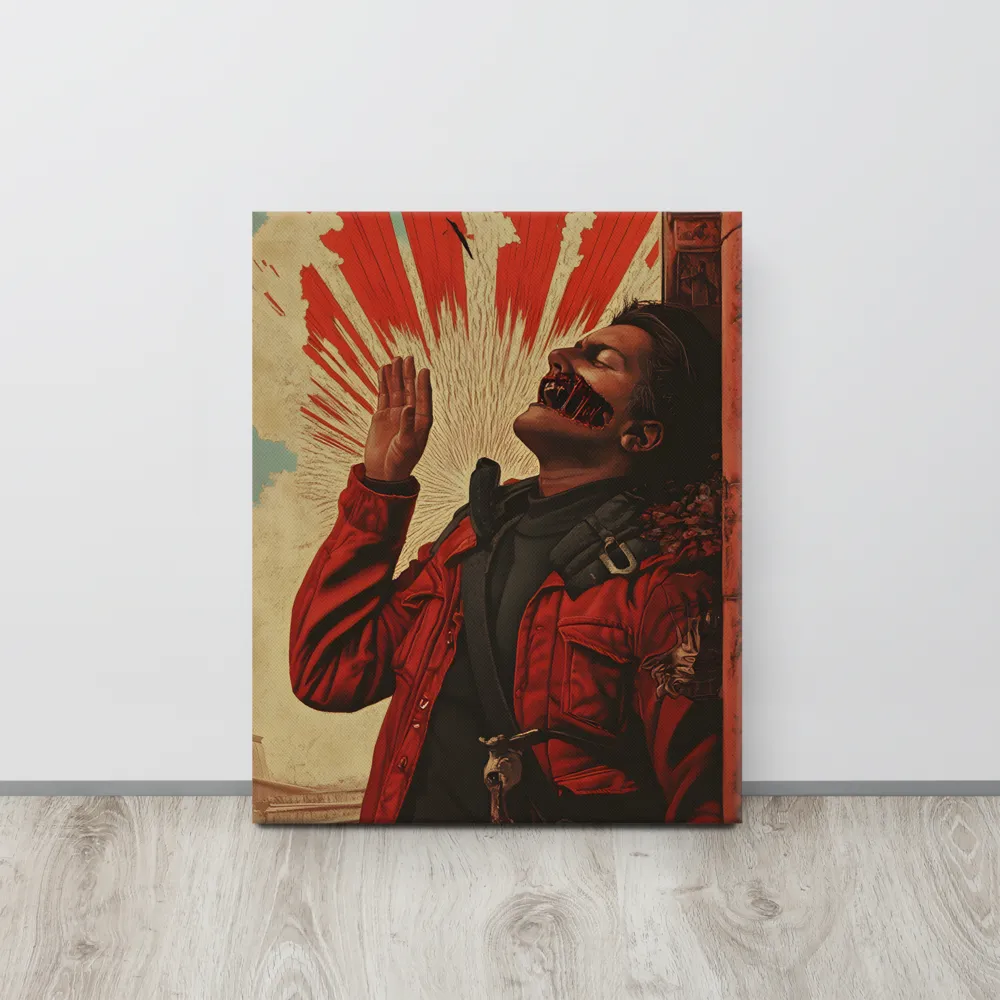 Defiant Echoes of Ruin | Canvas | 16″×20″