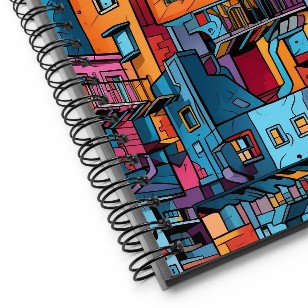 Urban Kaleidoscope | Spiral Notebook