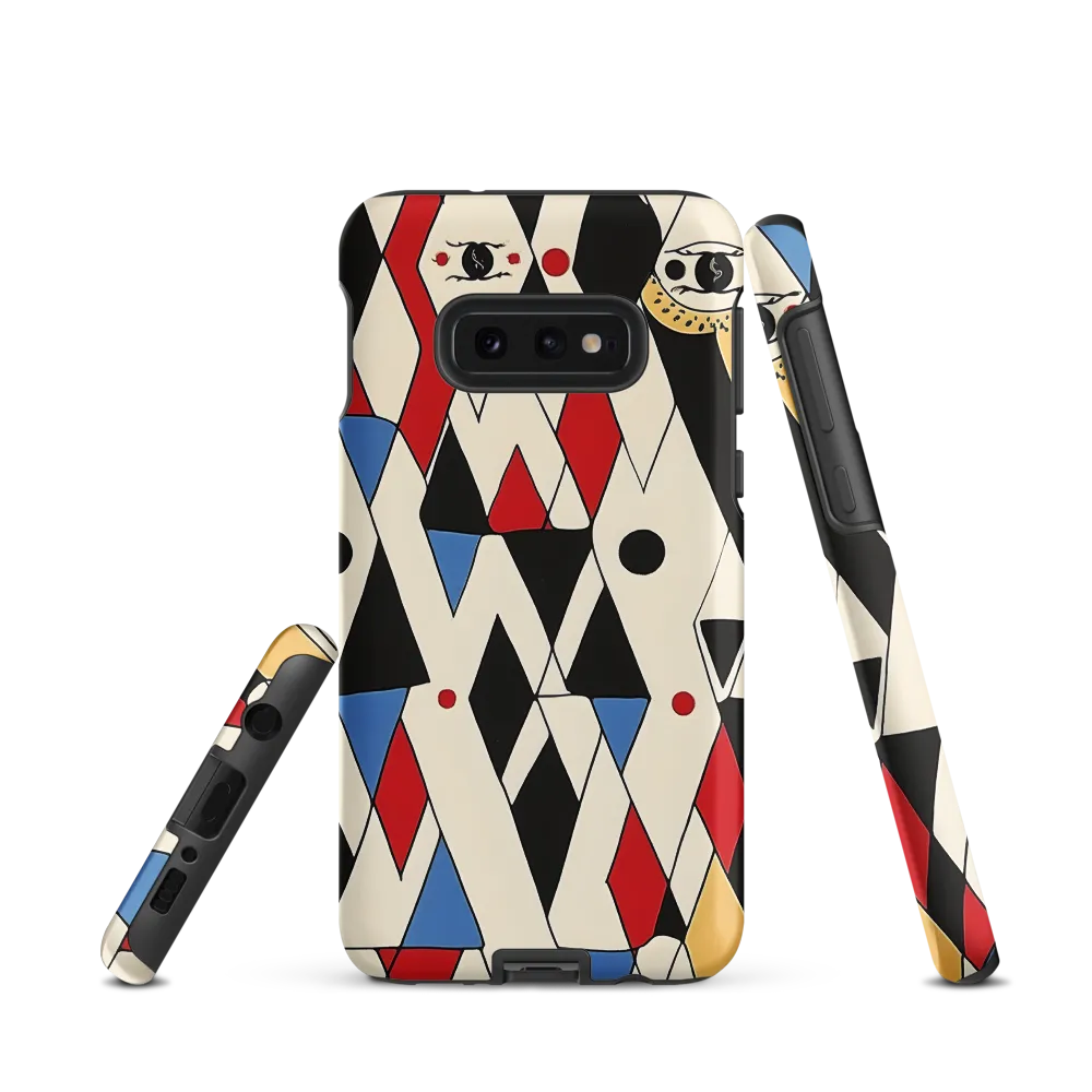 Dynamic Geometric Symphony | Phone Case |  S10e | Tough Case | Matte