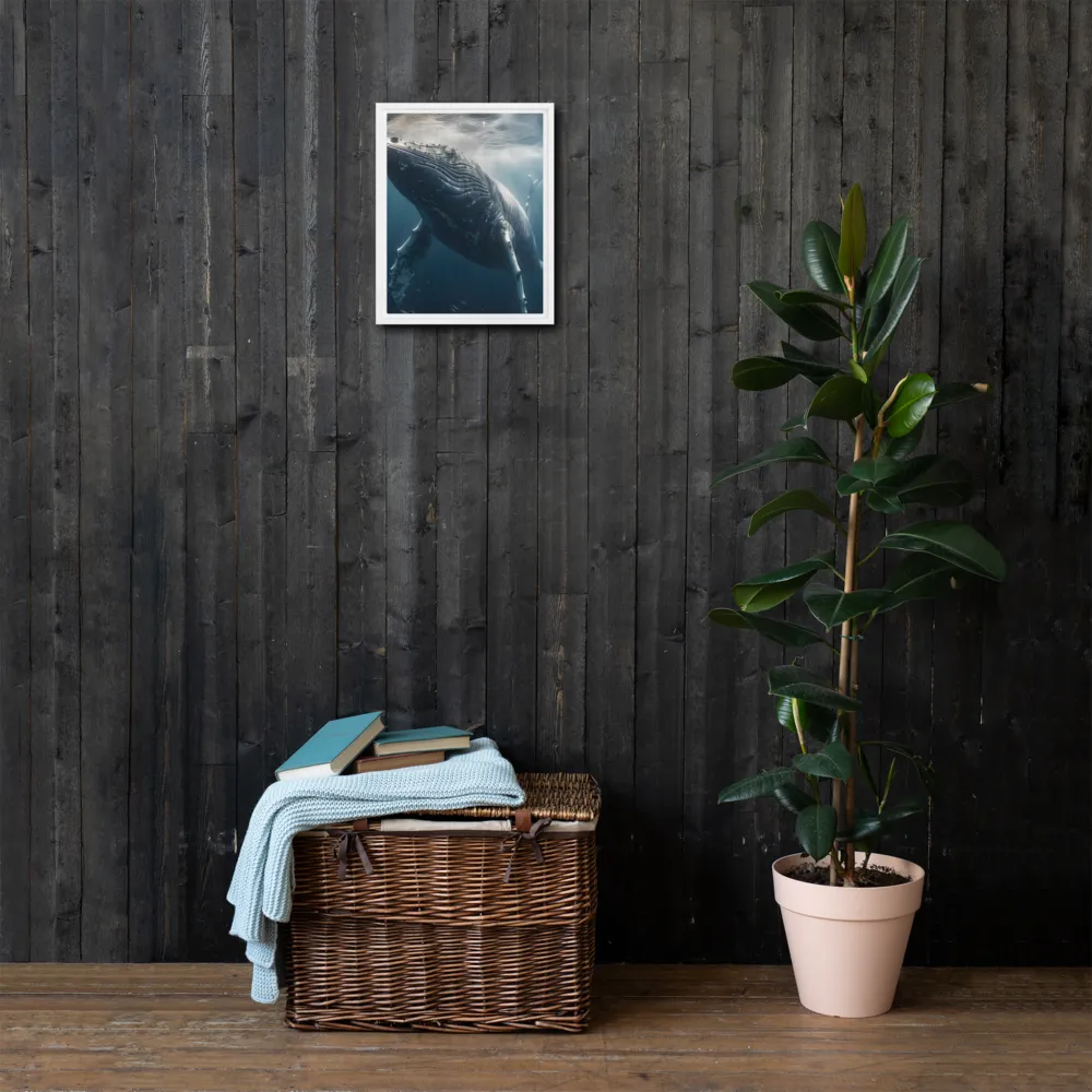 Graced by the Depths | Canvas with White Frame | 11″×14″