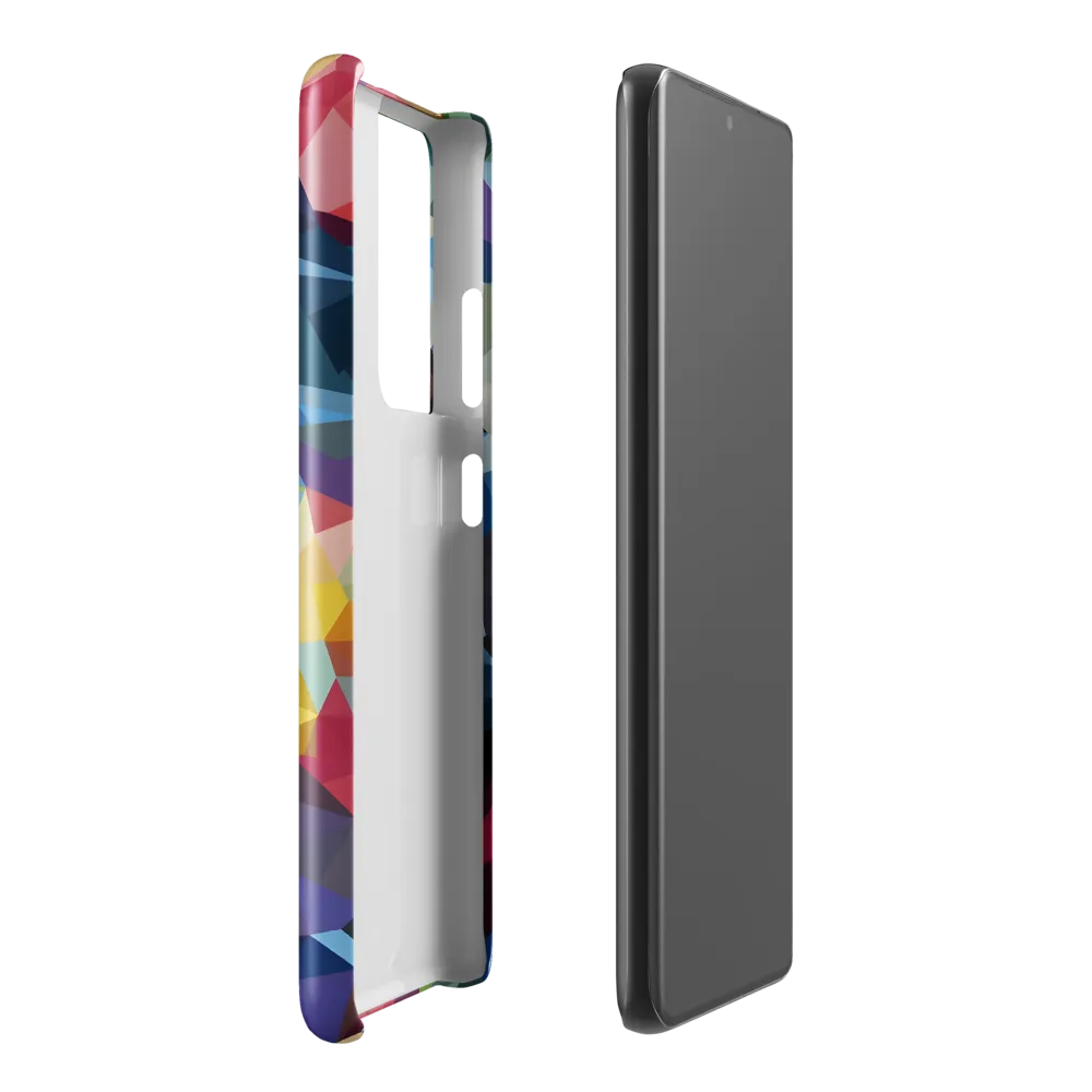 Playful Geometry: The Bear's Face | Phone Case |  S21 Ultra | Snap Case | Glossy