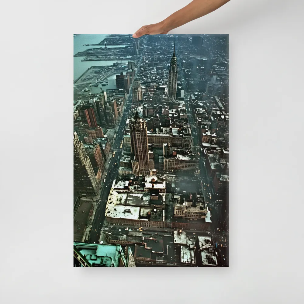 Aerial Symphony of Urban Life | Canvas | 24″×36″