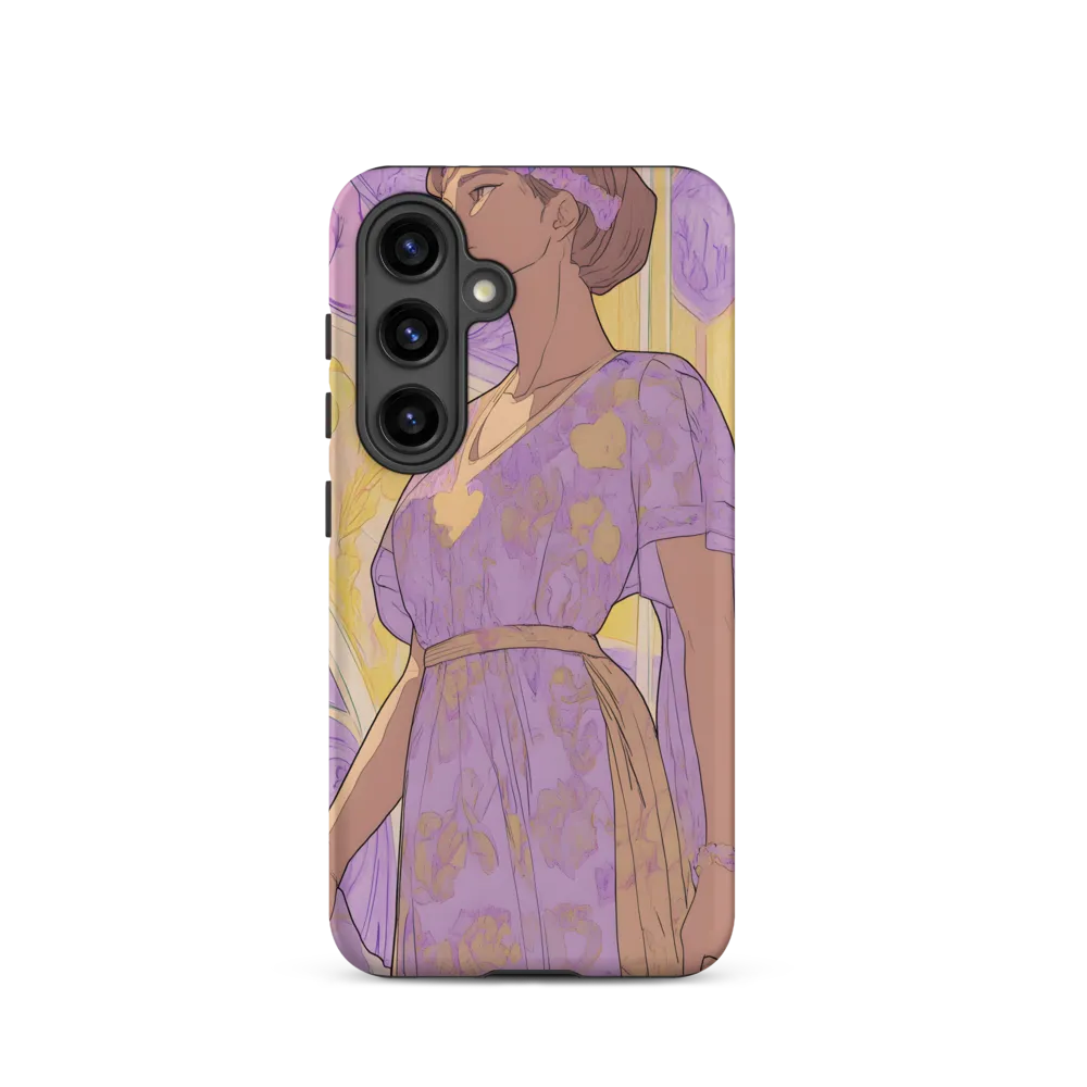 Elegance in Floral Harmony | Phone Case |  S24 | Tough Case | Matte