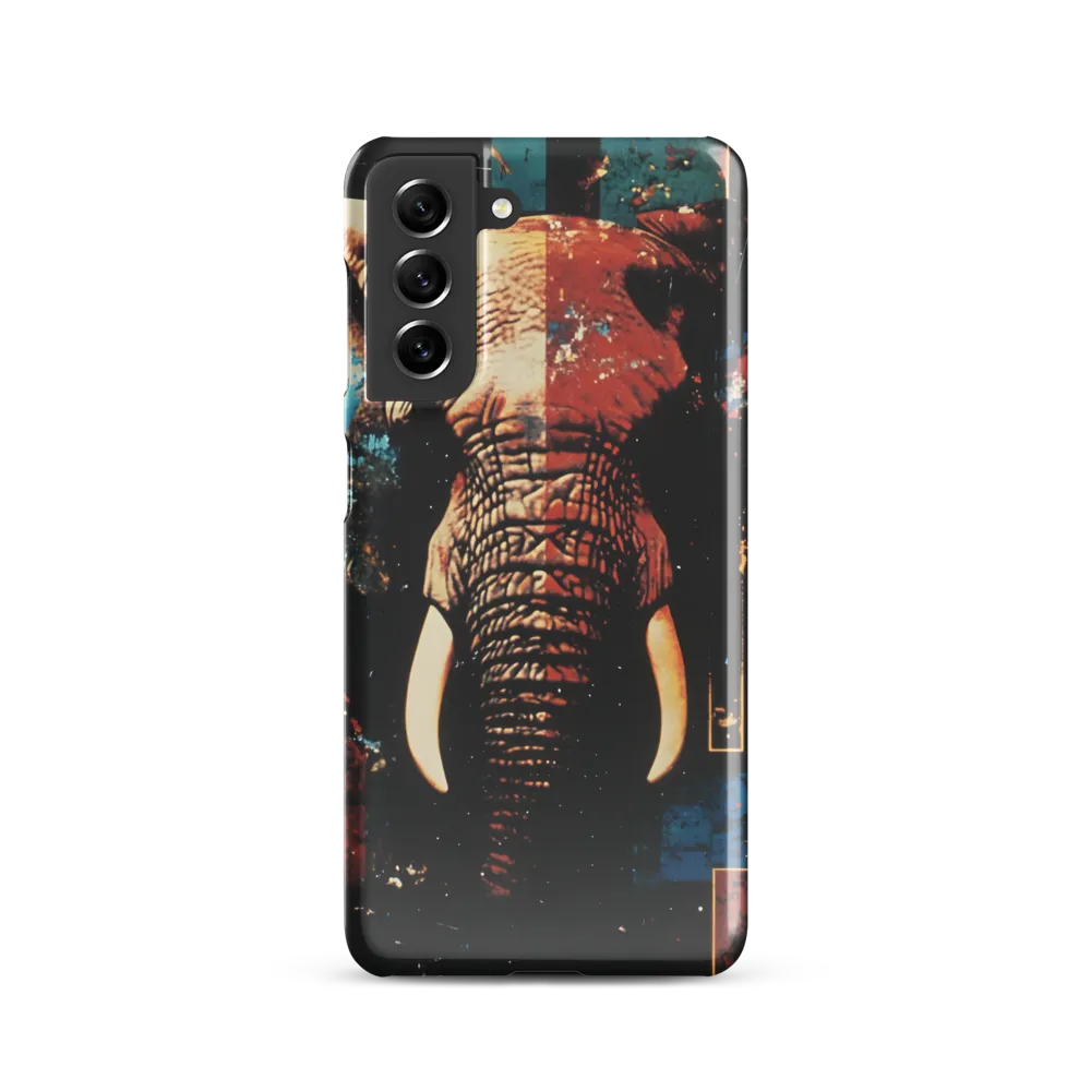 Majestic Mosaic: The Elephant | Phone Case |  S21 | Snap Case | Glossy