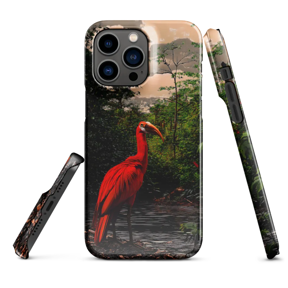 Enigmatic Elegance: The Scarlet Observer