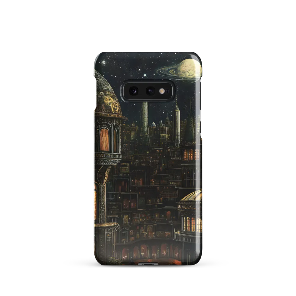 Celestial Enigma: A Surreal Cityscape