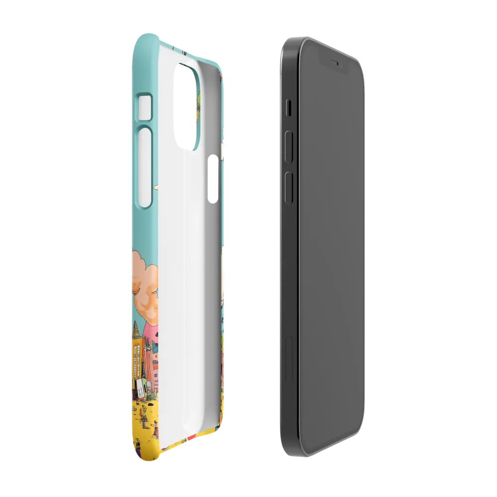 Urban Fantasia: A Whimsical Encounter | Phone Case |  12 | Snap Case | Matte