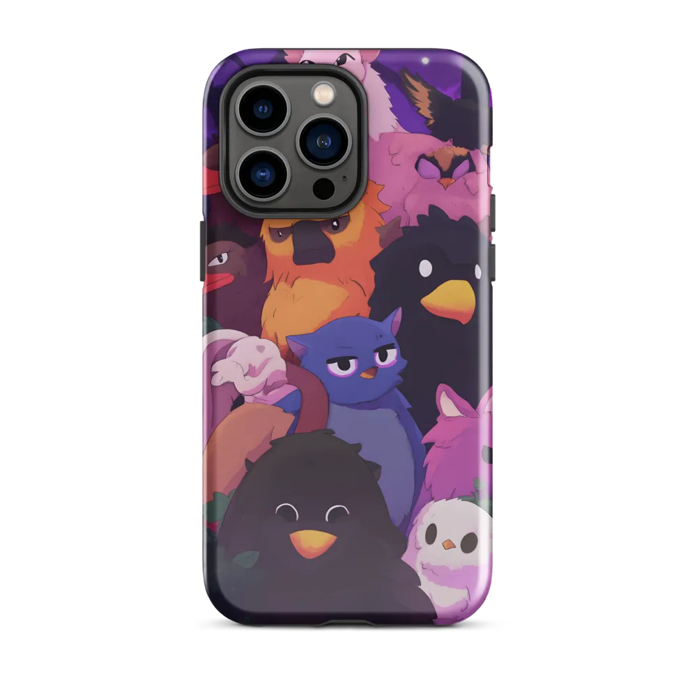 Whimsical Avian Gathering