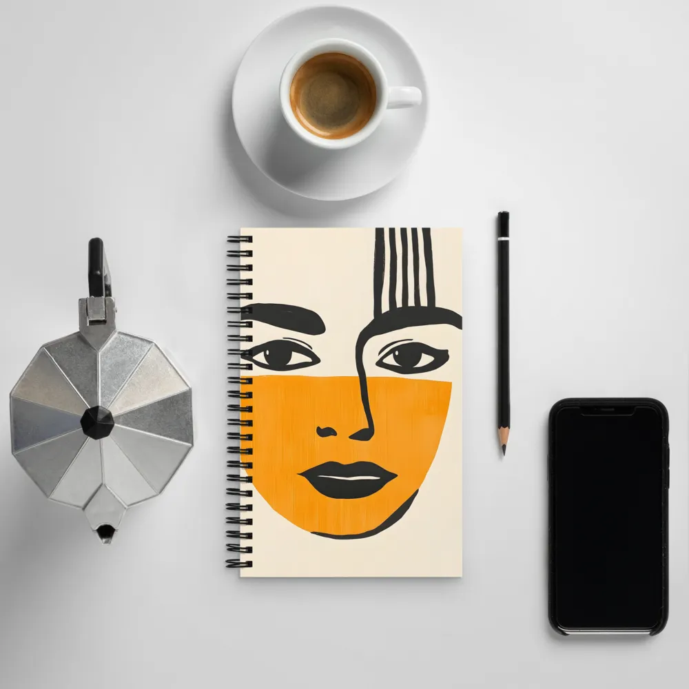 Faces of Minimalism | Spiral Notebook