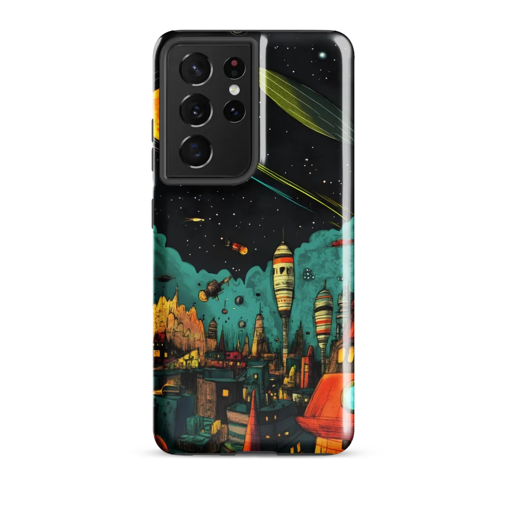 Galactic Cityscape: A Journey Through Imagination