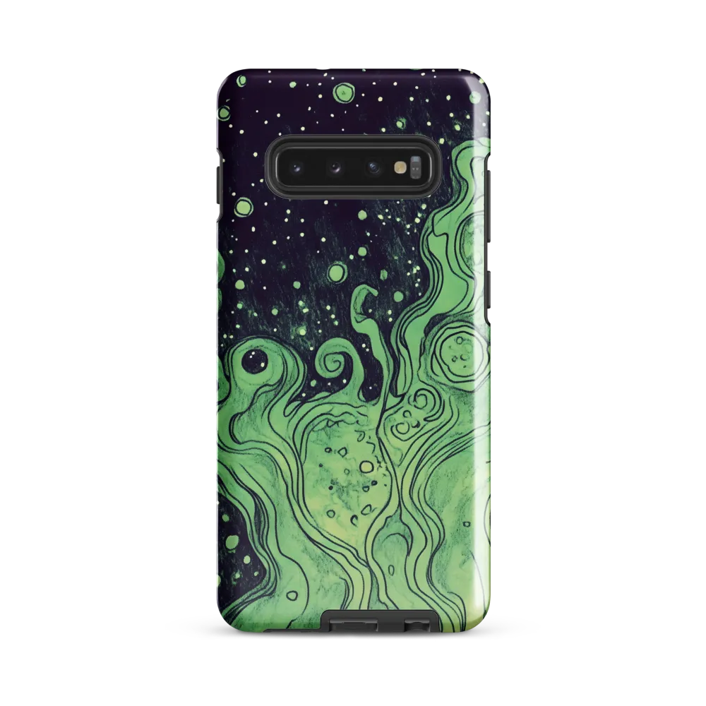 Cosmic Whirl: An Abstract Journey | Phone Case |  S10 Plus | Tough Case | Glossy