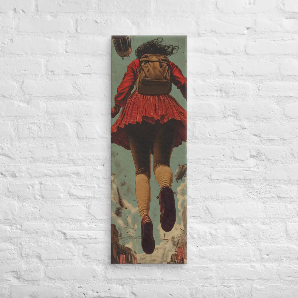Flight of the Urban Dreamer | Canvas | 12″×36″
