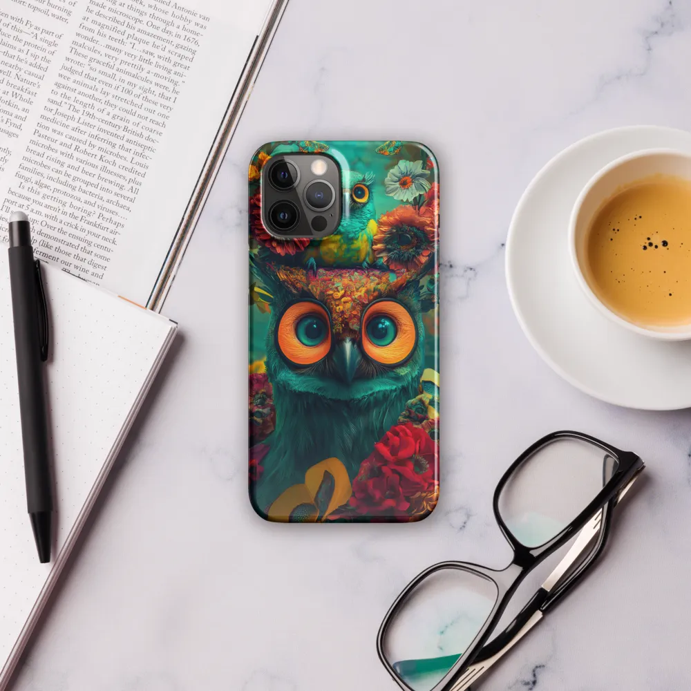 Majestic Harmony: The Floral Owl