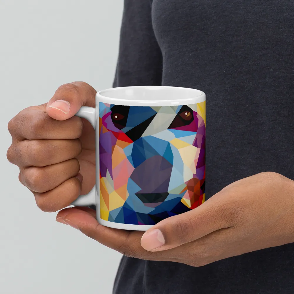 Playful Geometry: The Bear's Face | Mugs | Multiple Sizes & Colors