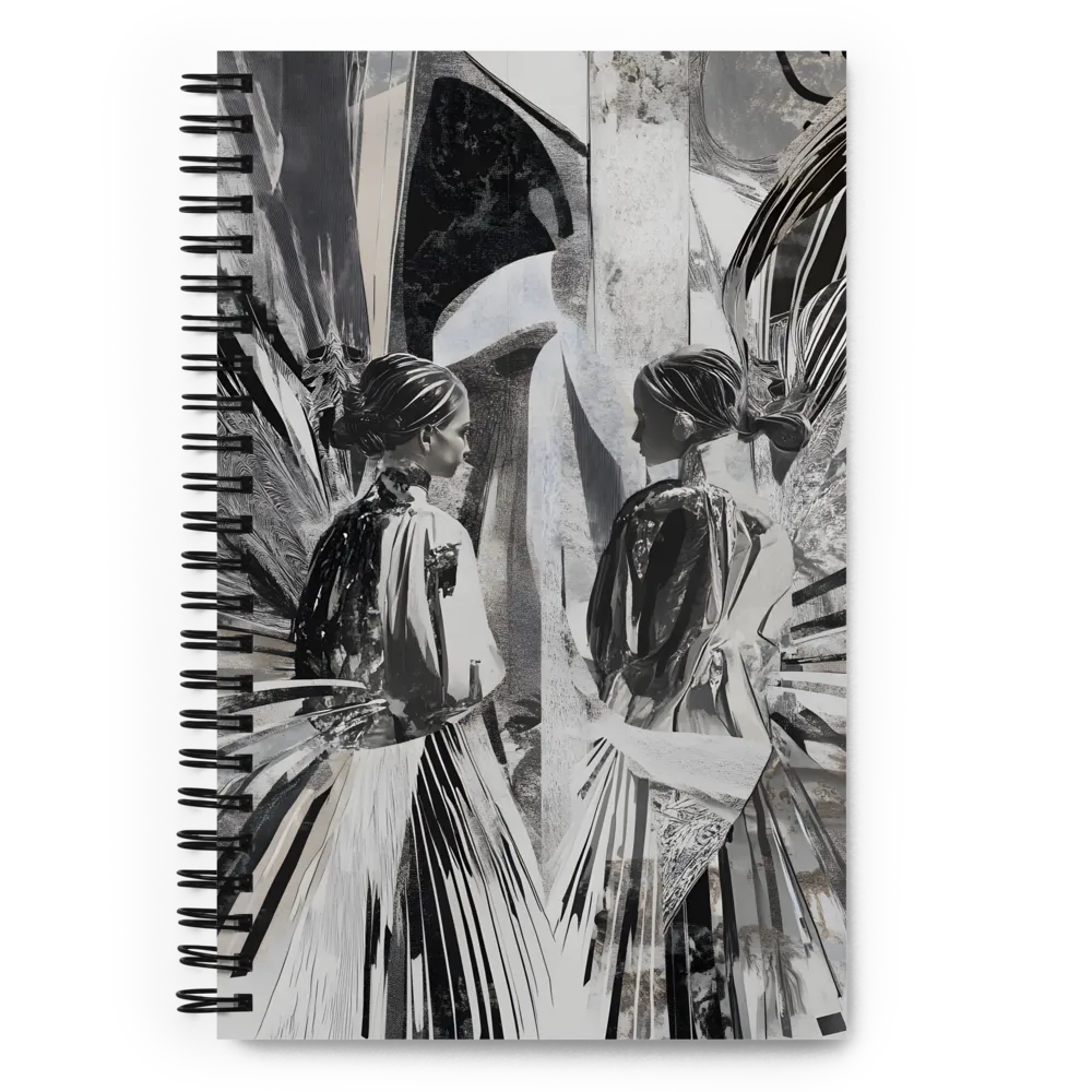 Reflections in Monochrome | Spiral Notebook