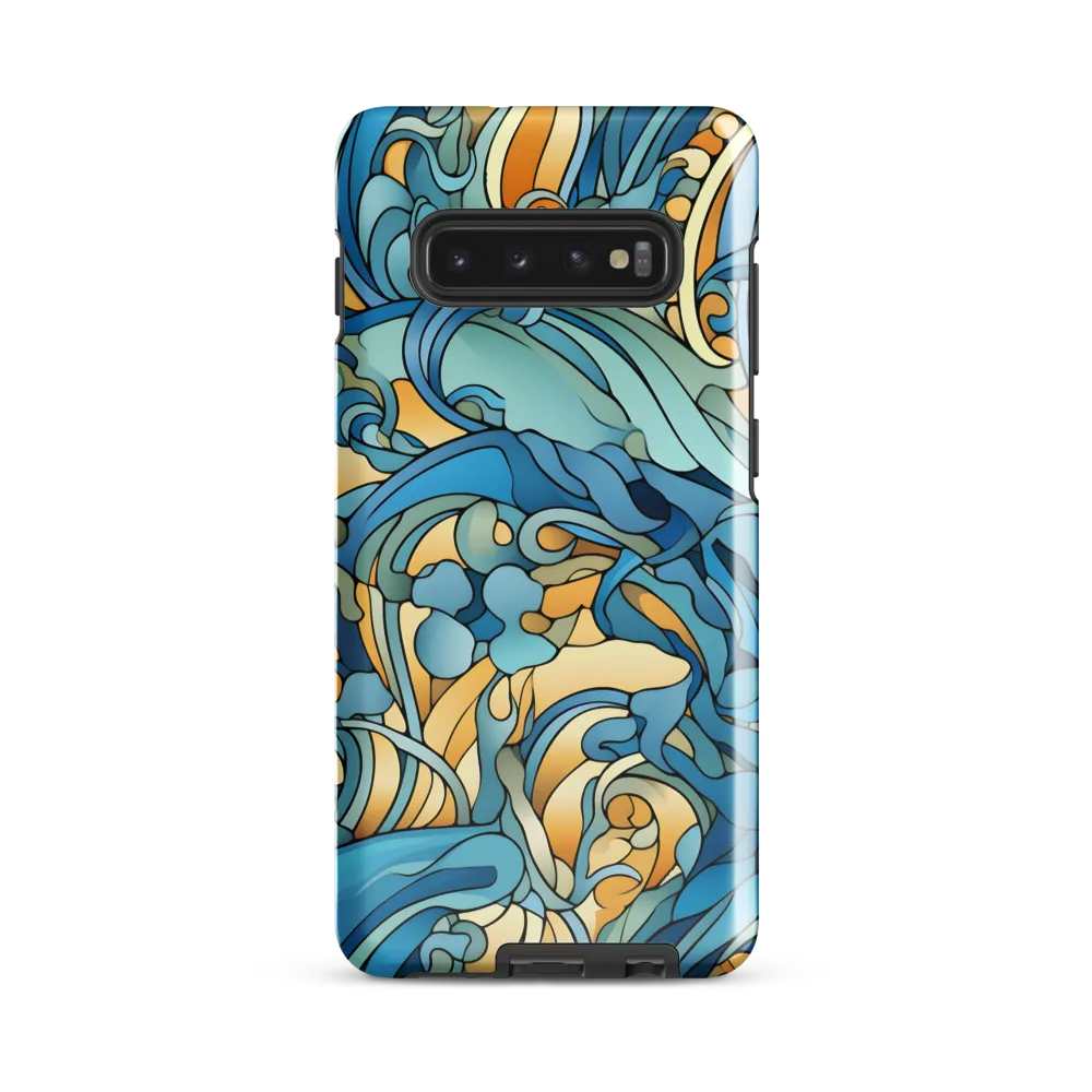 Dancing Waves of the Ocean | Phone Case |  S10 Plus | Tough Case | Glossy