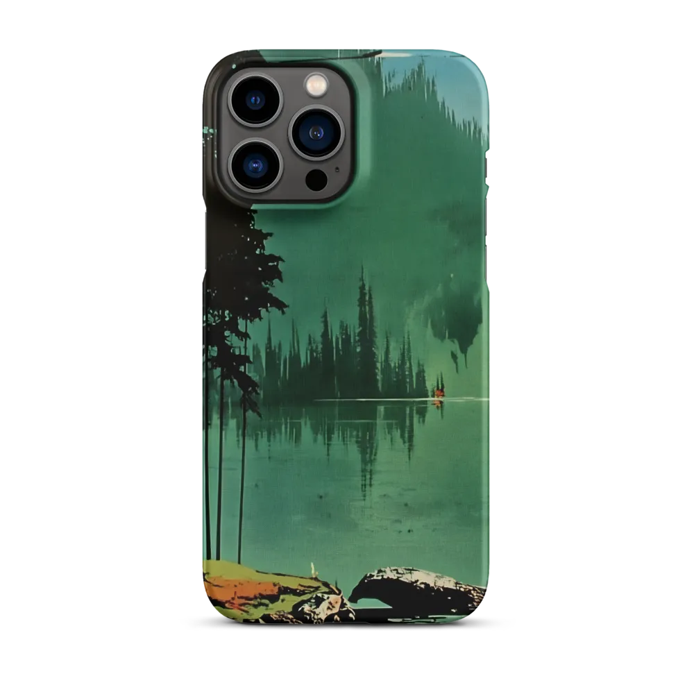 Serenity Reflected: A Tranquil Lake Scene