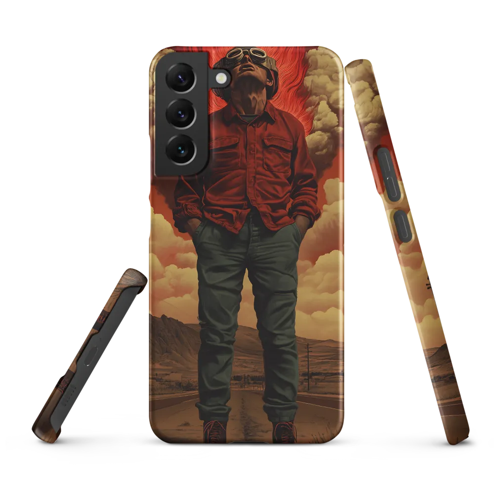 Defiant Spirit in a Surreal Landscape | Phone Case |  S22 Plus | Snap Case | Matte