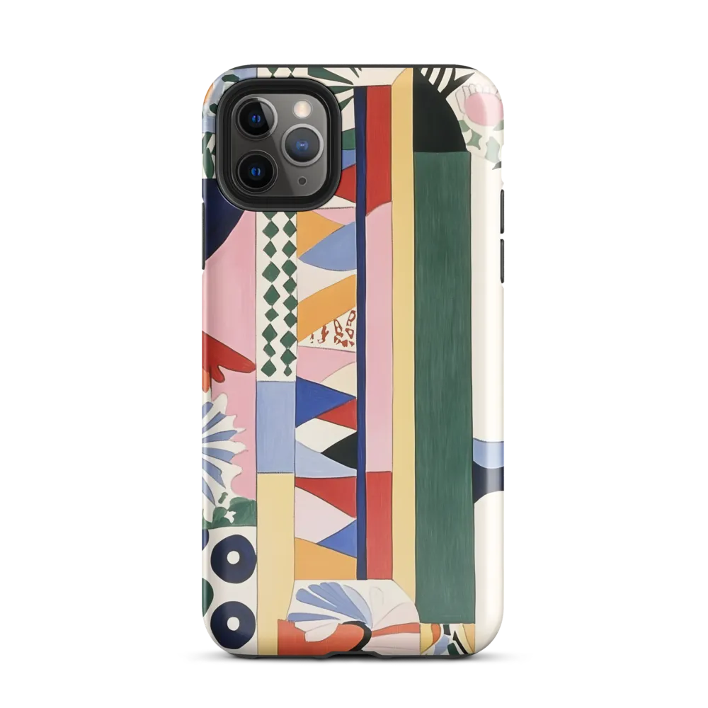 Vibrant Geometric Harmony | Phone Case |  11 Pro Max | Tough Case | Glossy