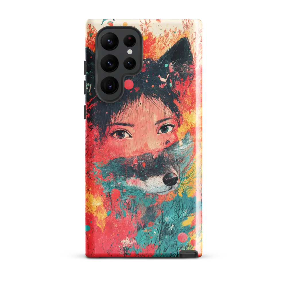 Harmony of Spirit: Girl and Wolf