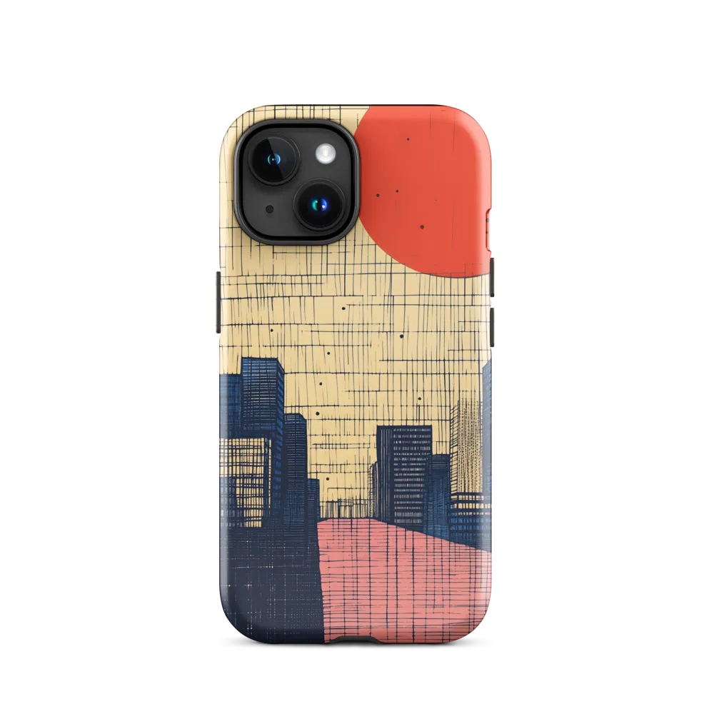 Urban Echoes: A Minimalist Cityscape