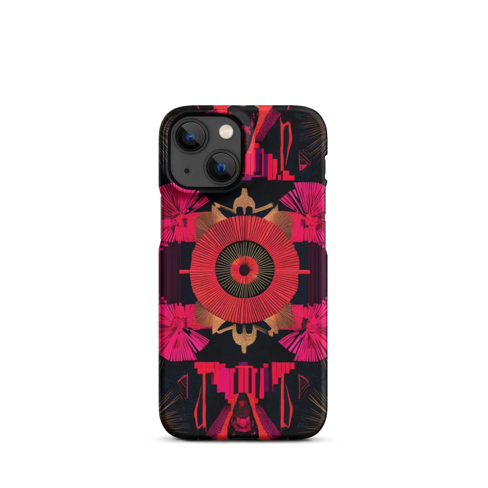 Dynamic Geometric Symphony | Phone Case |  13 Mini | Snap Case | Matte
