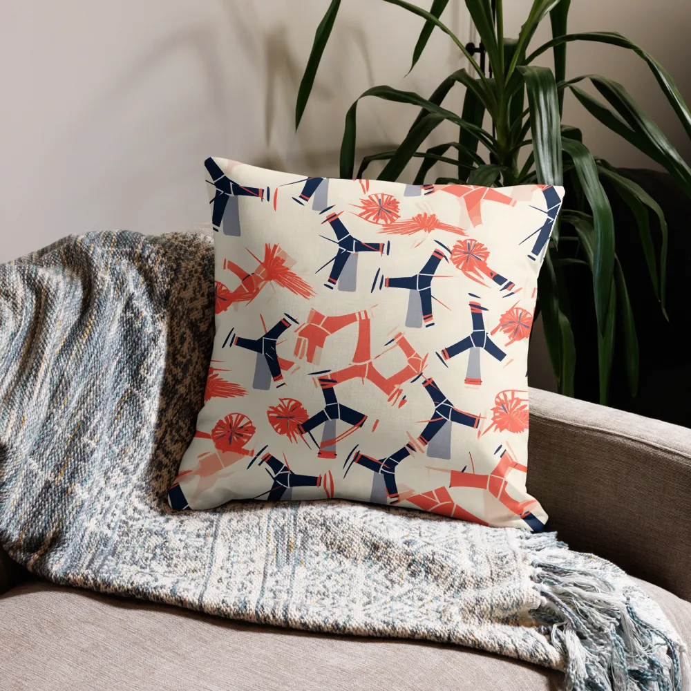 Whimsical Patterns of Nature and Femininity | Pillow & Pillow Case | Multiple Sizes